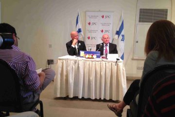 Press Conference with Minister Yaacov Perry